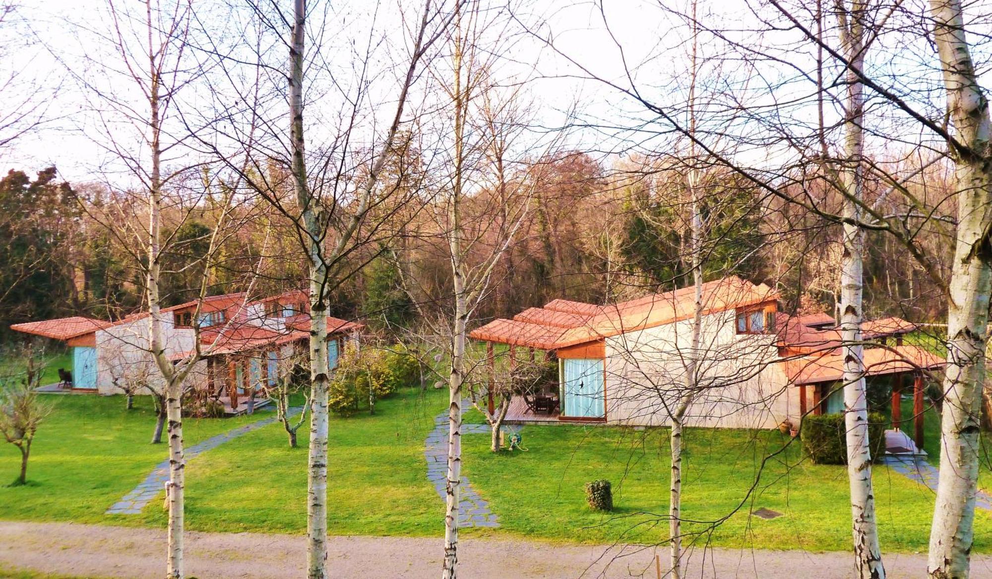 Bungalow Camping Los Manzanos Santa Cruz de Oleiros Εξωτερικό φωτογραφία
