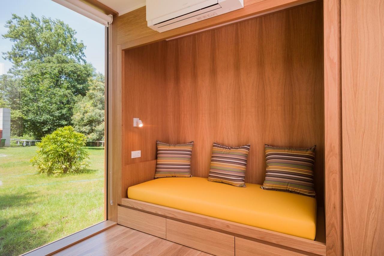 Bungalow Camping Los Manzanos Santa Cruz de Oleiros Εξωτερικό φωτογραφία