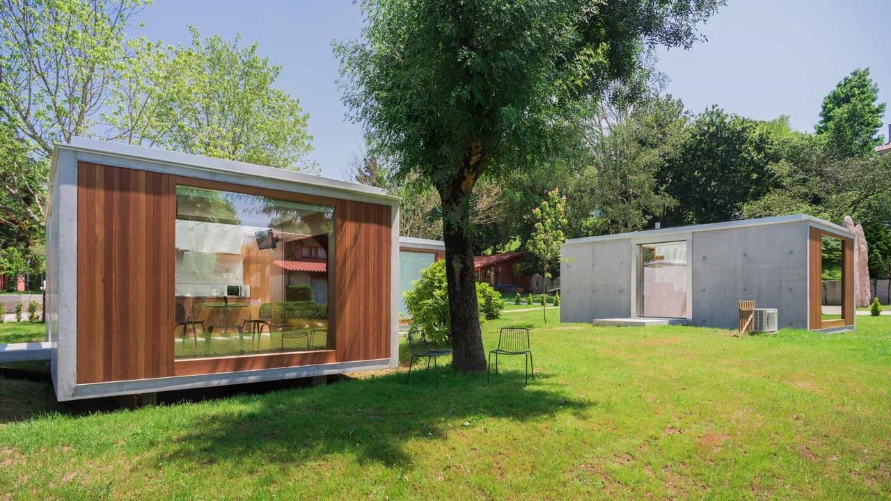 Bungalow Camping Los Manzanos Santa Cruz de Oleiros Εξωτερικό φωτογραφία