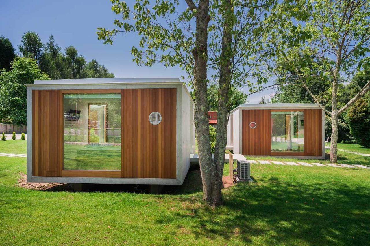 Bungalow Camping Los Manzanos Santa Cruz de Oleiros Εξωτερικό φωτογραφία